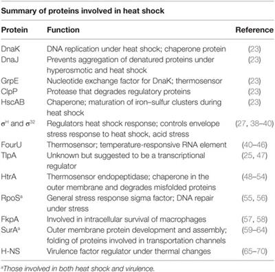 The Potential Link between Thermal Resistance and Virulence in Salmonella: A Review